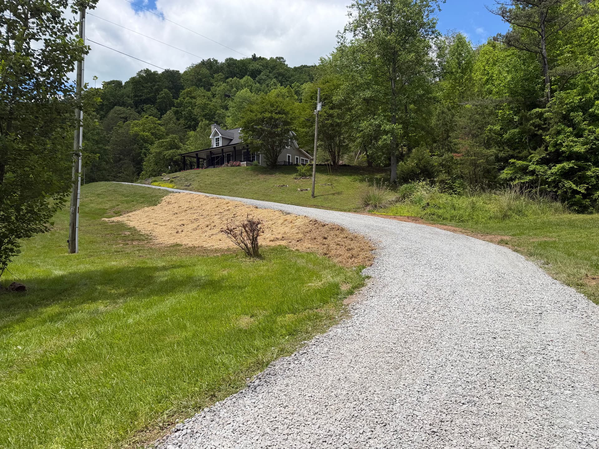 Driveway Regrading and Refresh in Surgoinsville